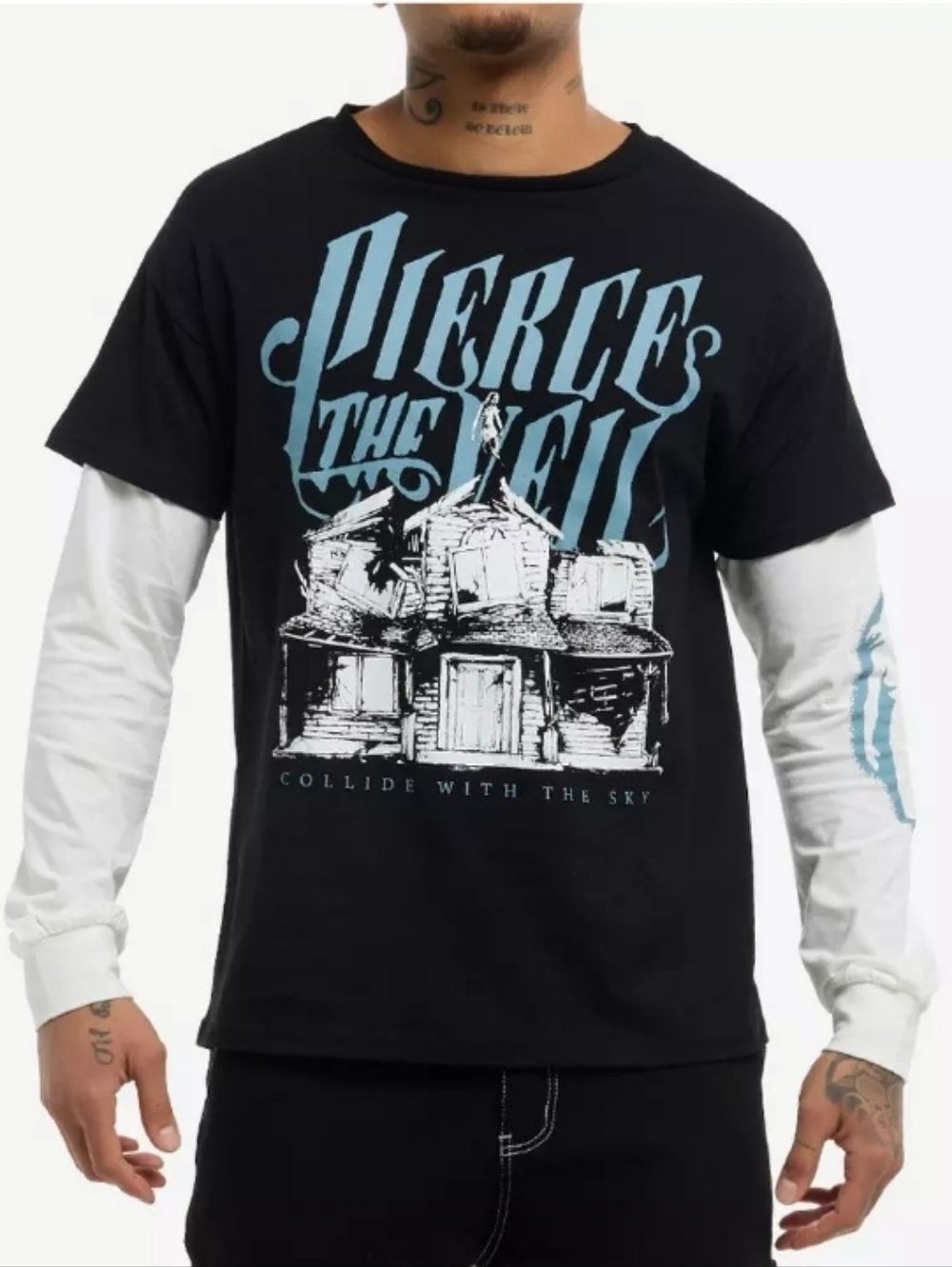 Pierce The Veil Collide With The Sky Two-fer Long Sleeve Tee